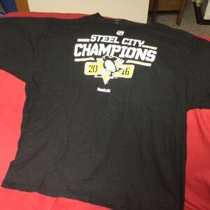 NHL PITTSBURGH Penguins championship tshirt